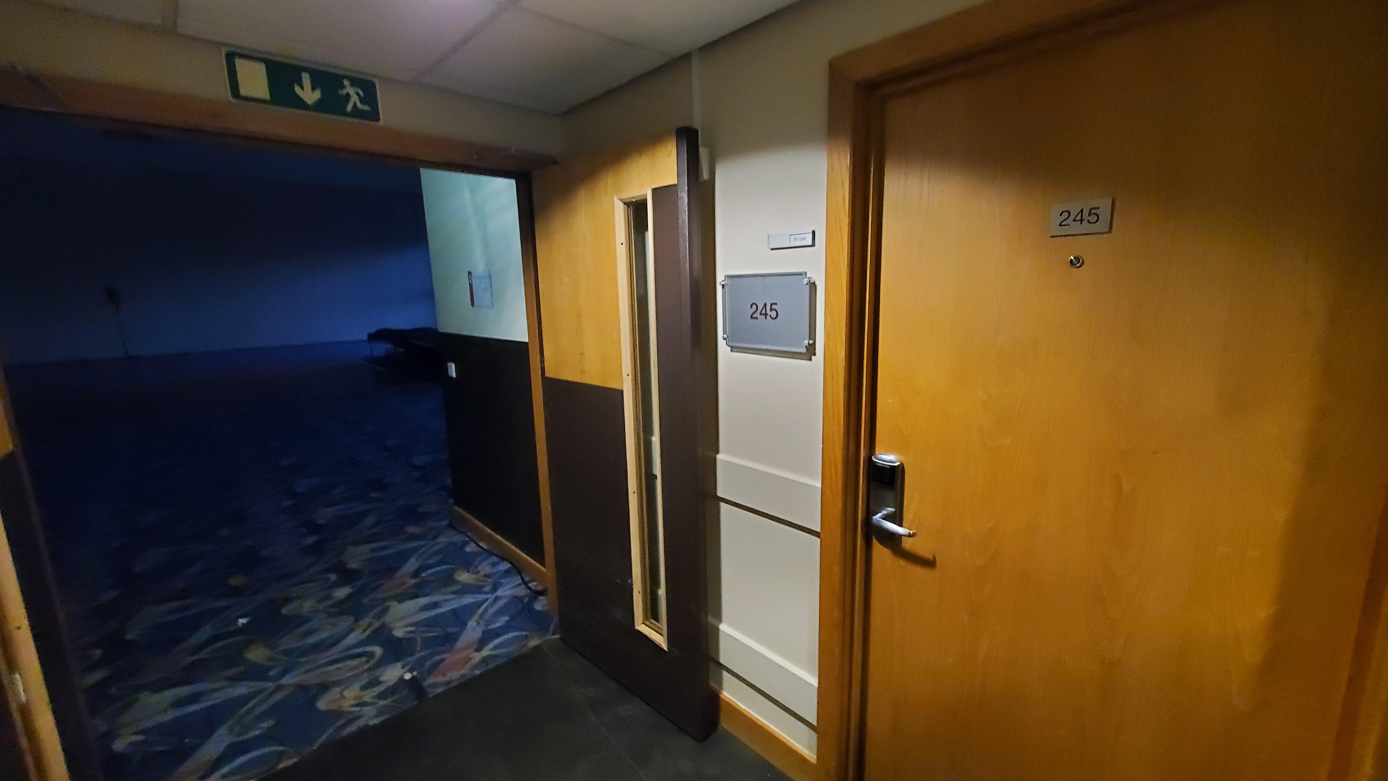 Room right next to loud party until after midnight. 