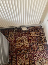 Carpet (dirty) and coffee making stuff ???
