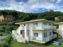 透過Hotels.com訂房,都是住別墅樓,看海景觀就不是高樓層