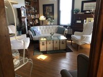 This photo is taken from the door of the Daisy Buchanan room...like having a 2 room suite!