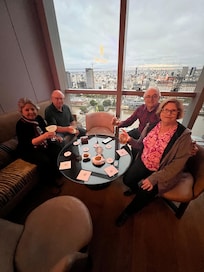 Foto tomada en el bar del hotel. Desde allí se puede admirar parte de la belleza de Buenos Aires