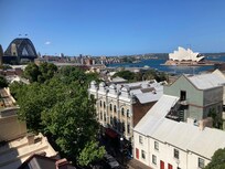 Aussicht vom Balkon aus