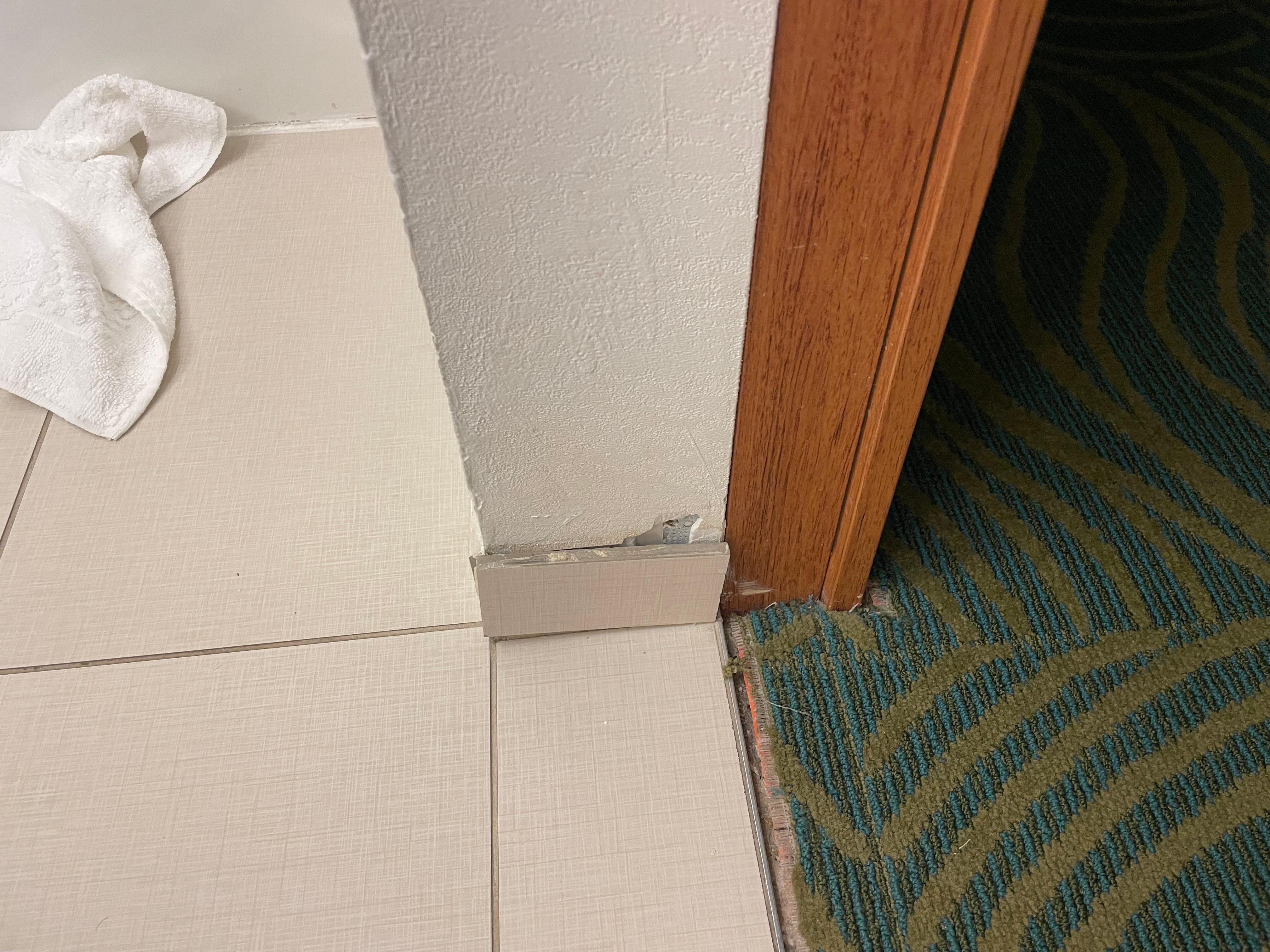 Room is falling apart.