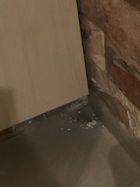Dirt at corners
