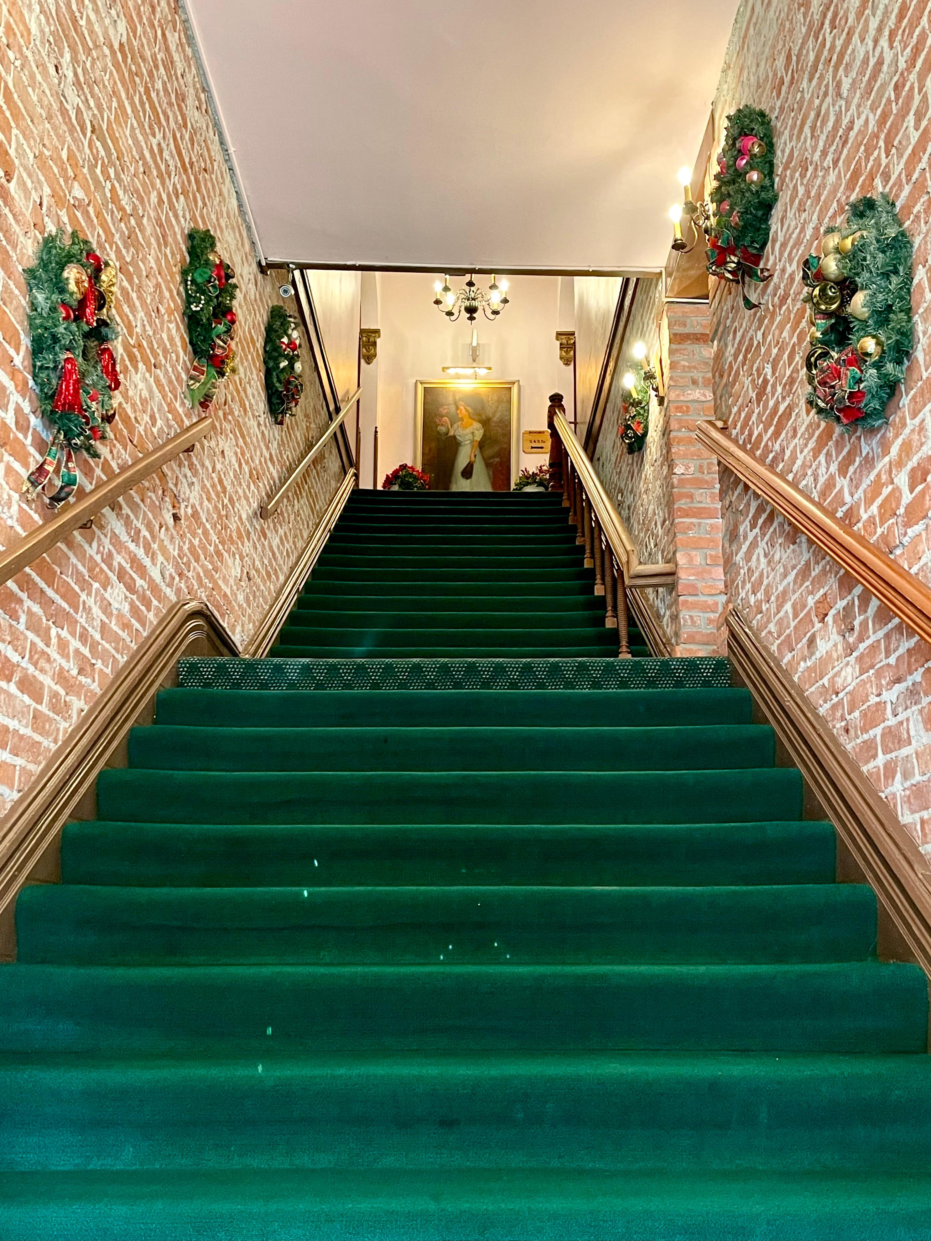 Staircase in hotel 