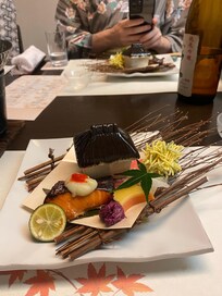 En av seks retter i eget middagsrom