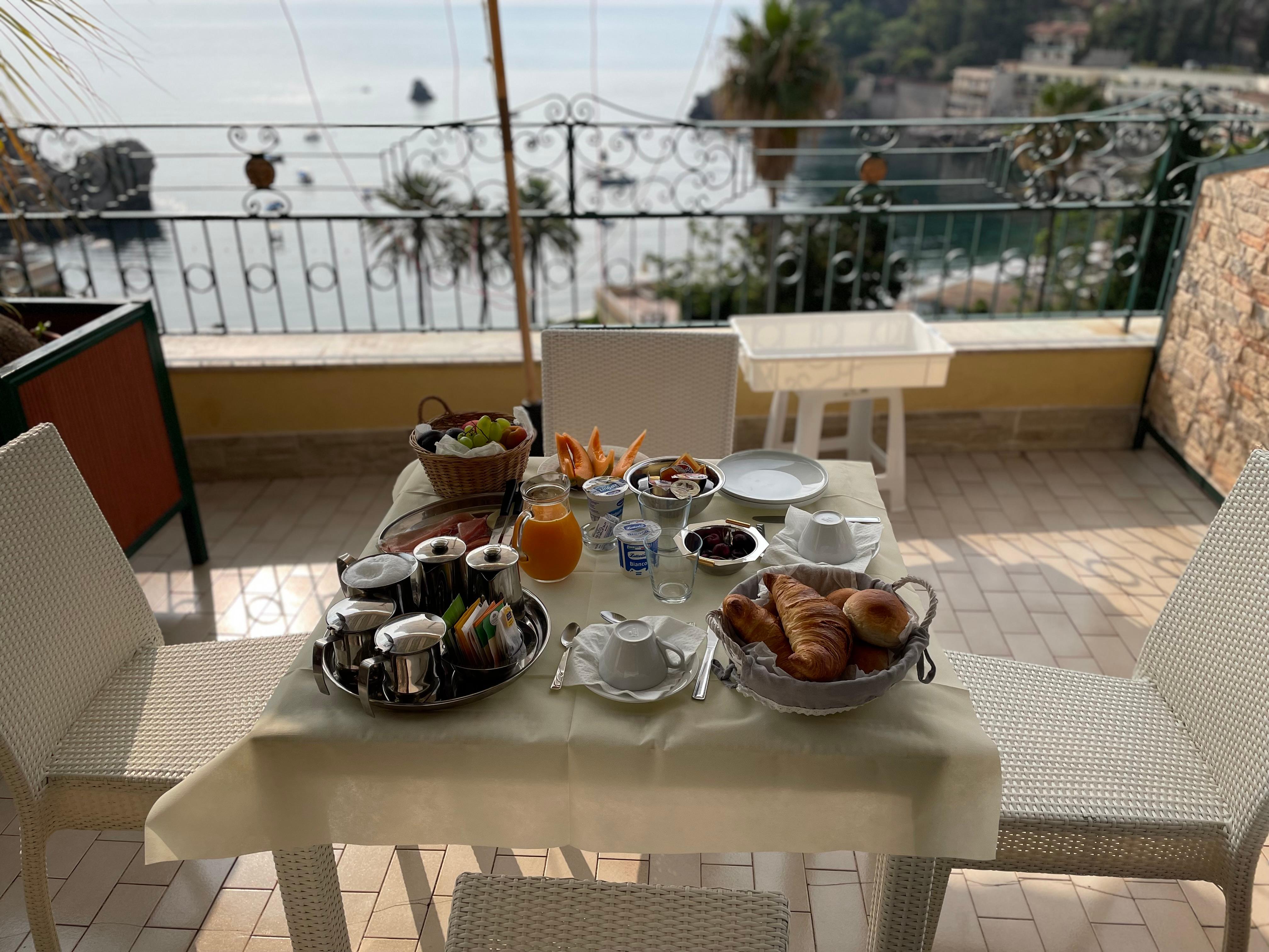 Breakfast in the terrace