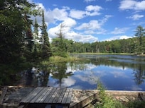 Moffat Pond in late summer.