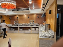 Breakfast buffet.