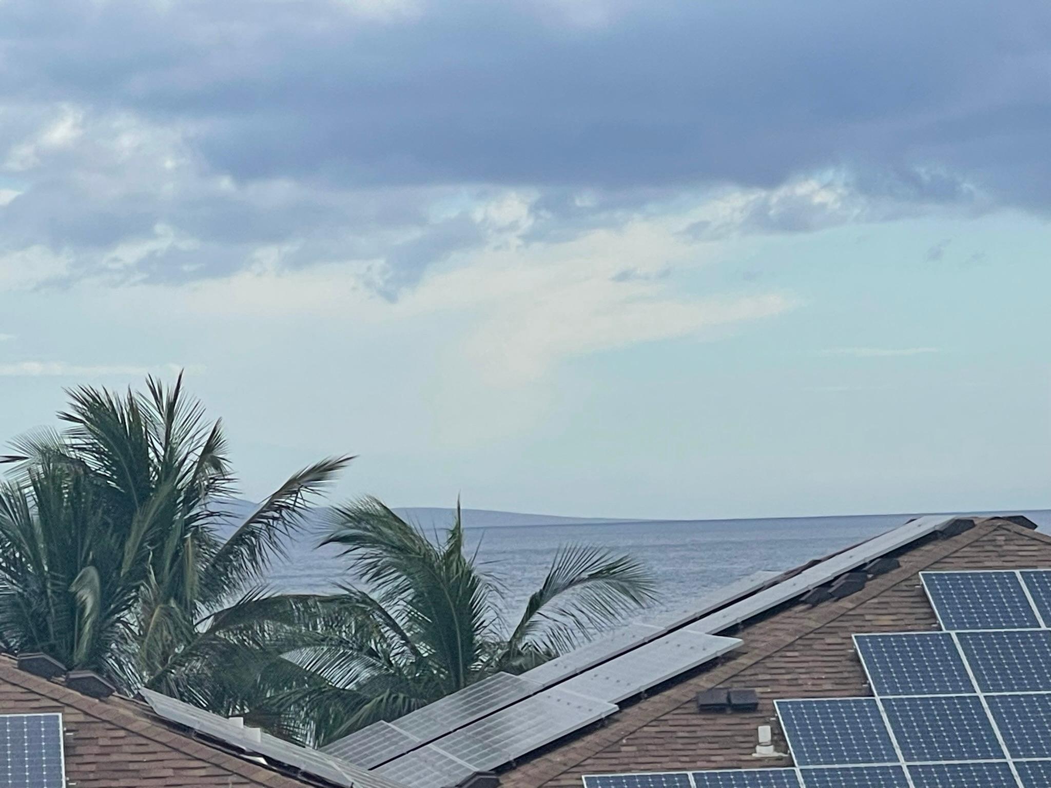View from our room balcony