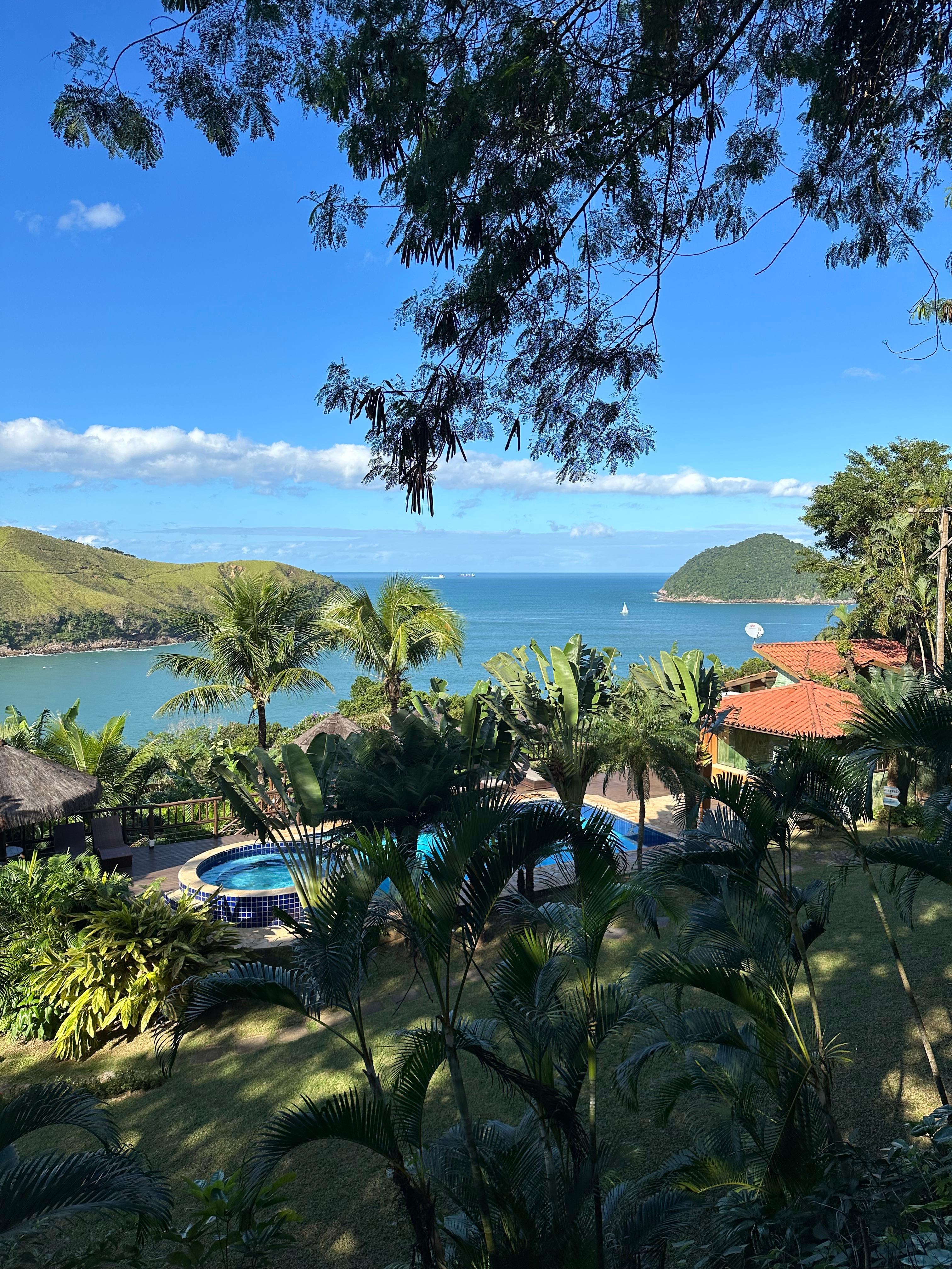 Vista da recepção. 