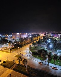 Aussicht vom achten Stock Wahnsinn.