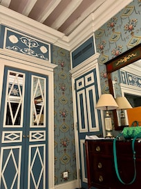 Room of the Hotel des Grands Hommes in Paris