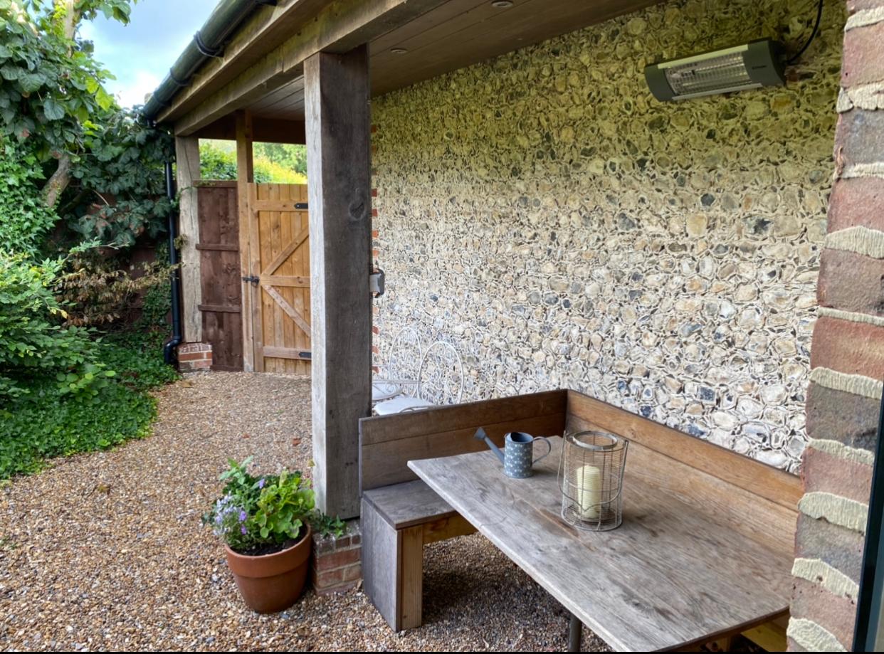 Lovely out door seating area