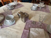 Table du petit déjeuner
