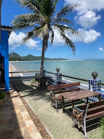 The beach resort