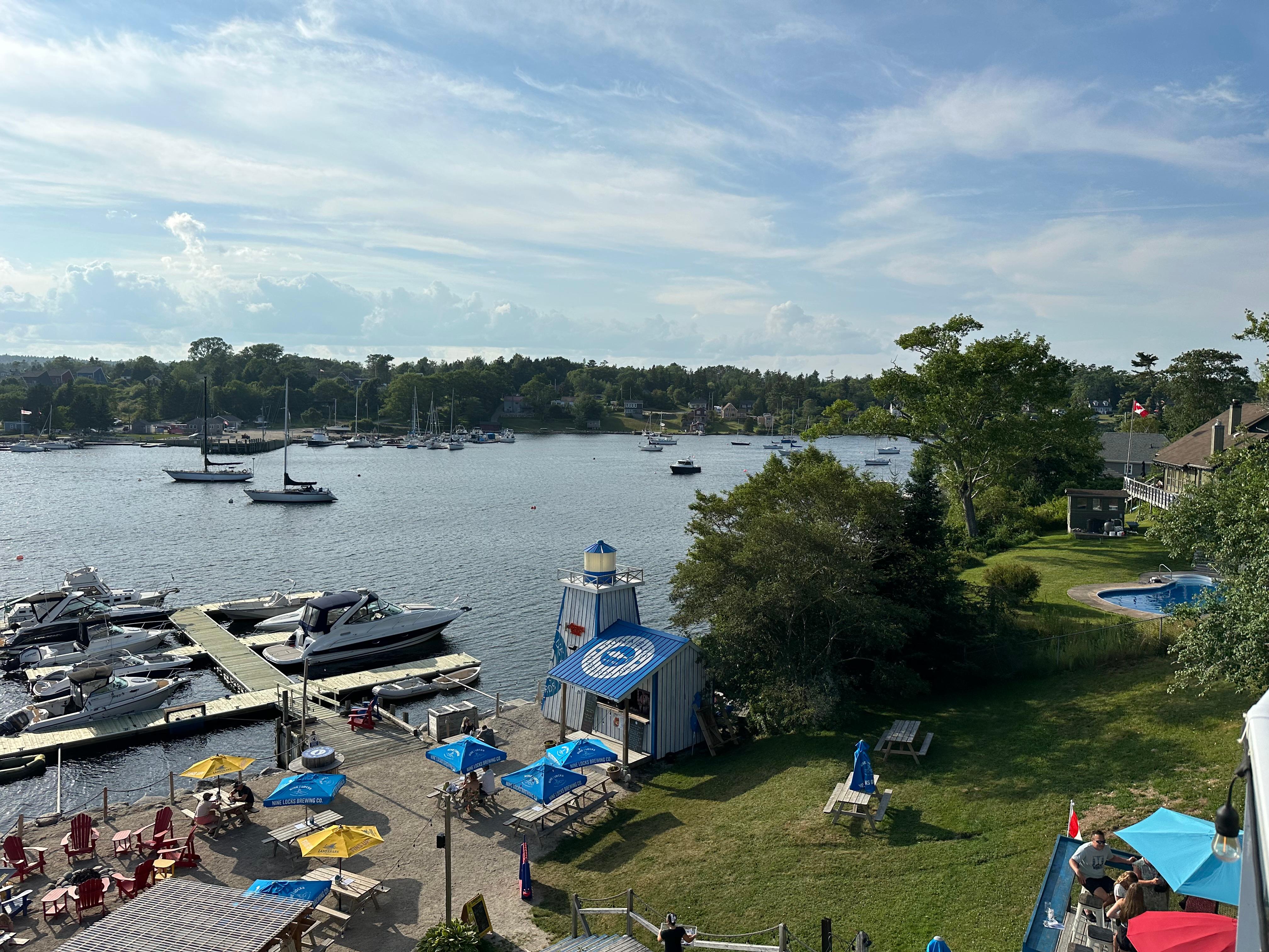 View from deck on 2nd floor