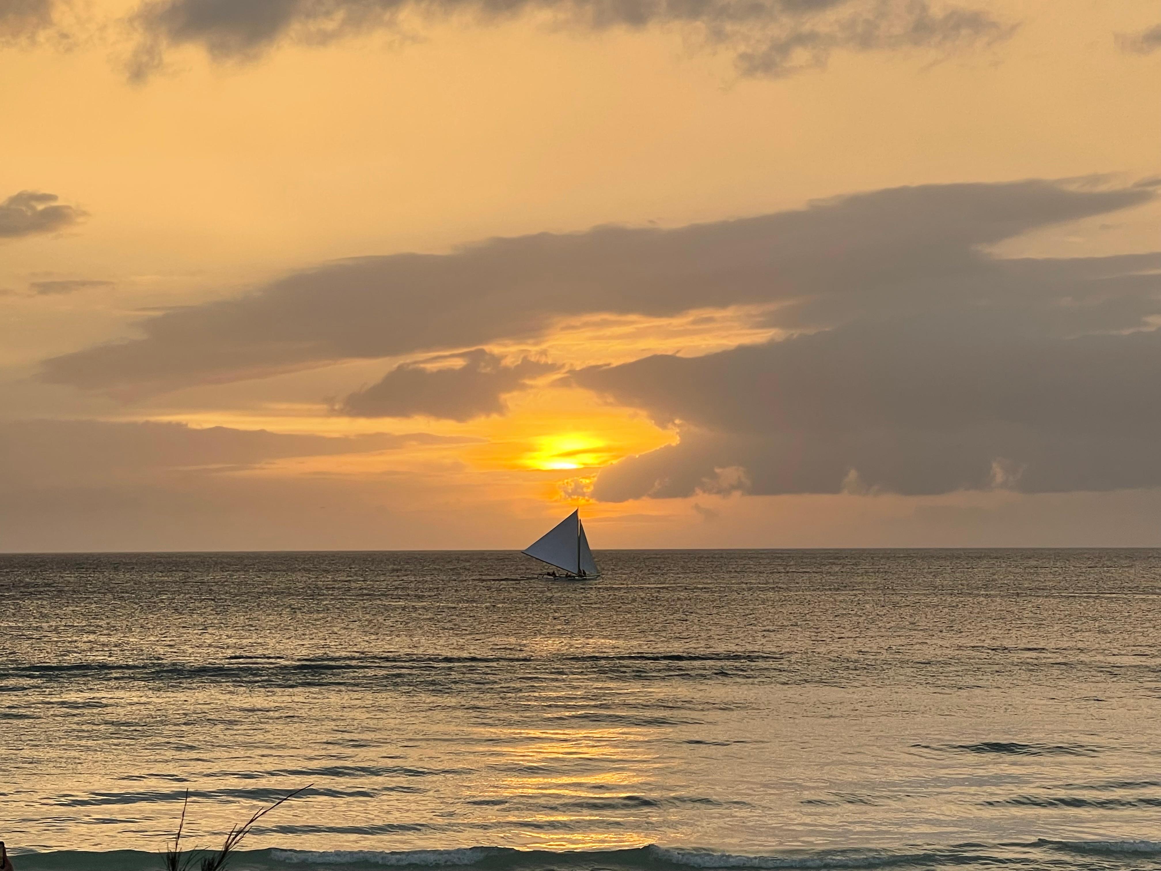 Sunset views from the hotel. 