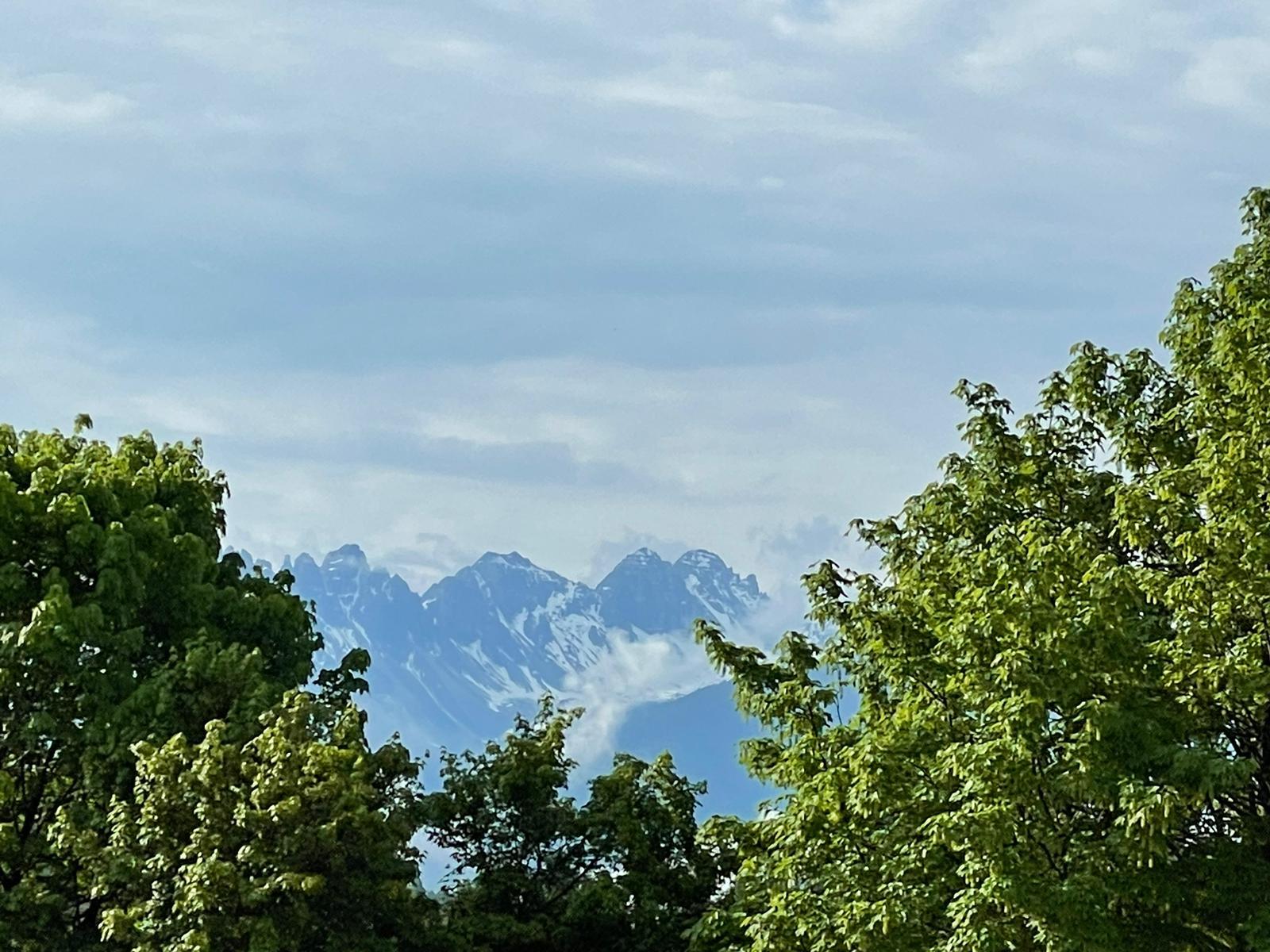 Blick vom
Balkon 