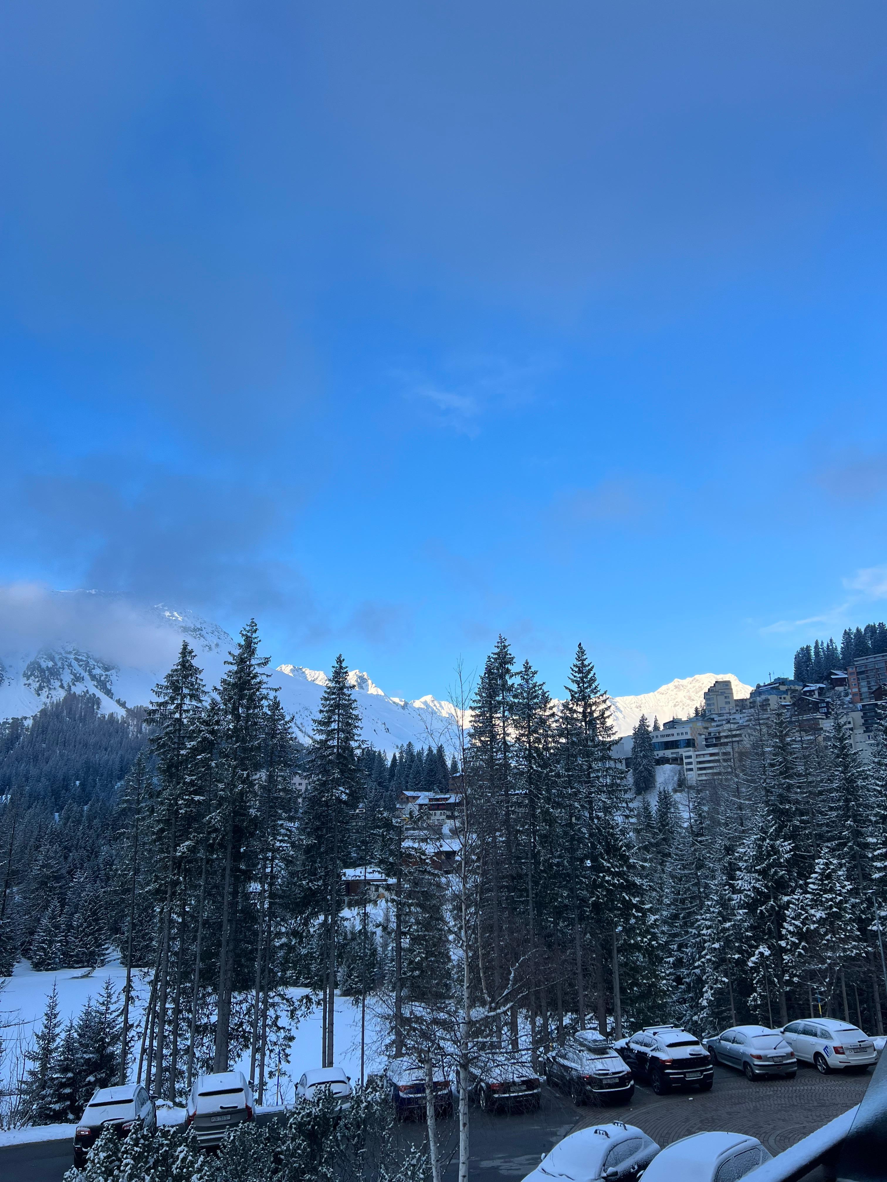 Ausblick vom Balkon