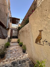 Entrance to pyramids view guest house