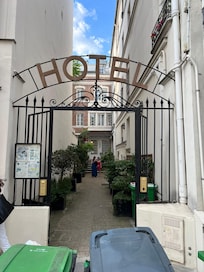 Entrada do hotel