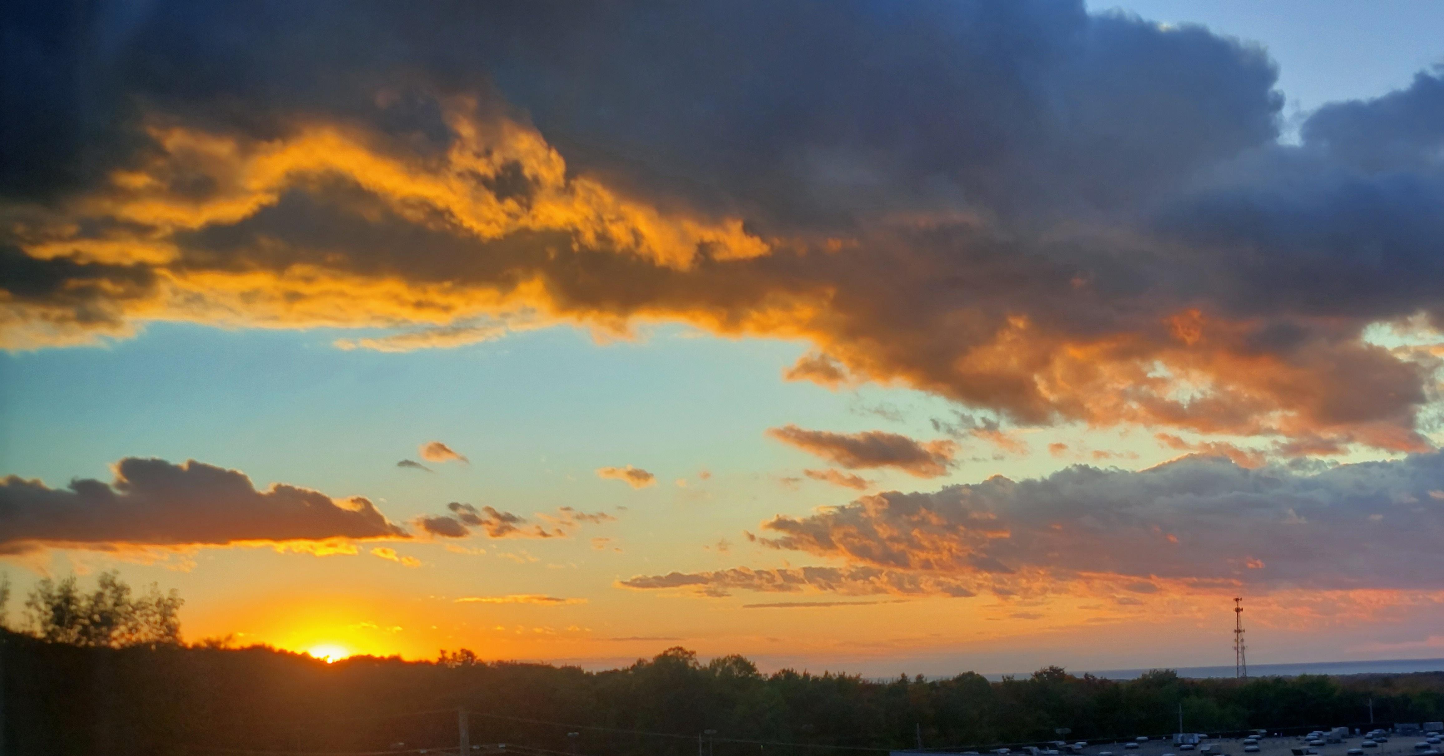 Sunset from our window