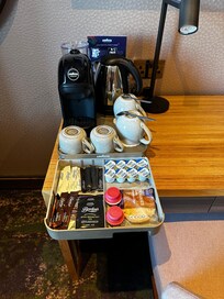 Coffee bar in room