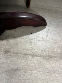 Dead flies on the floor.