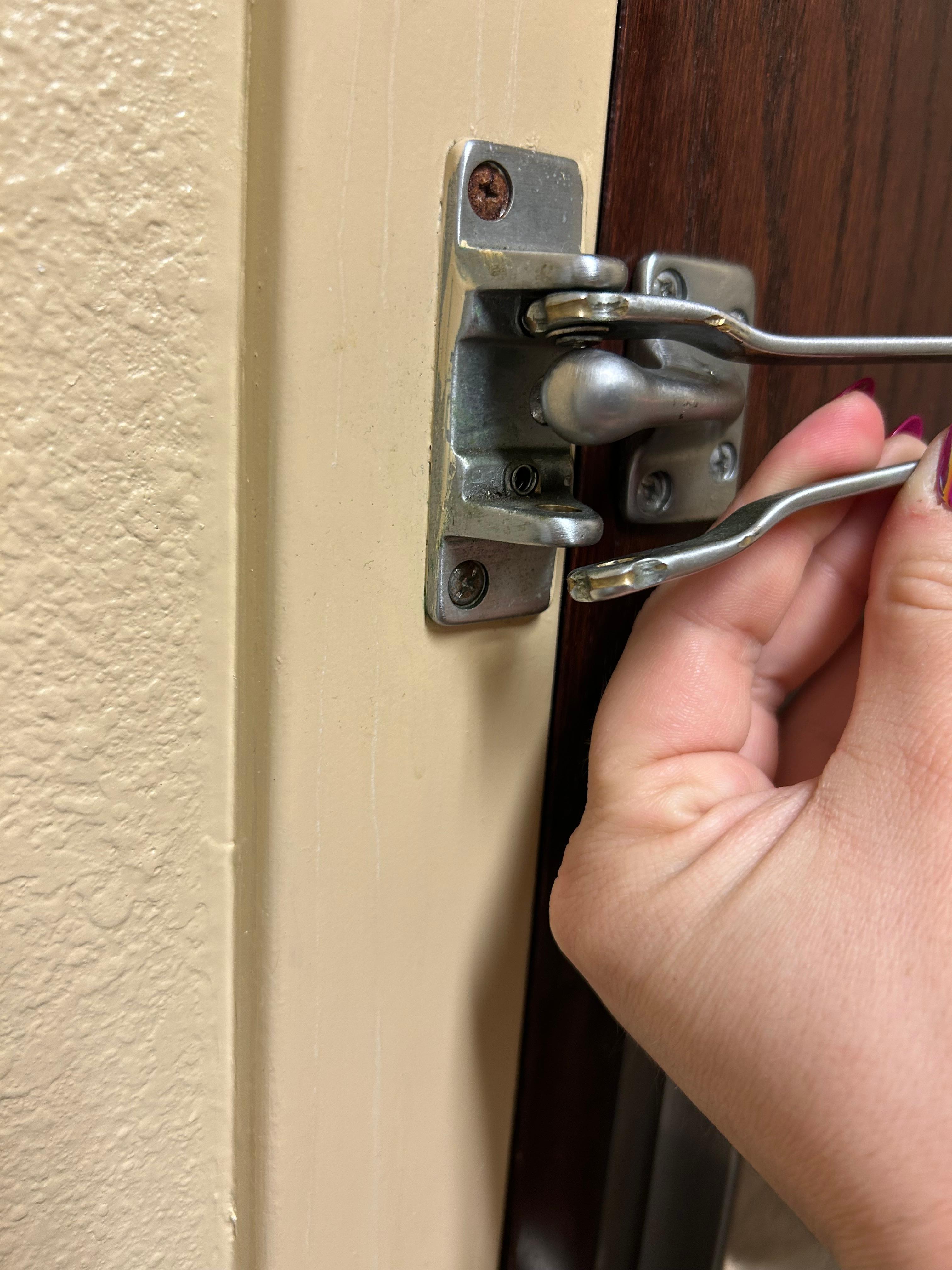 Deadbolt was broken 