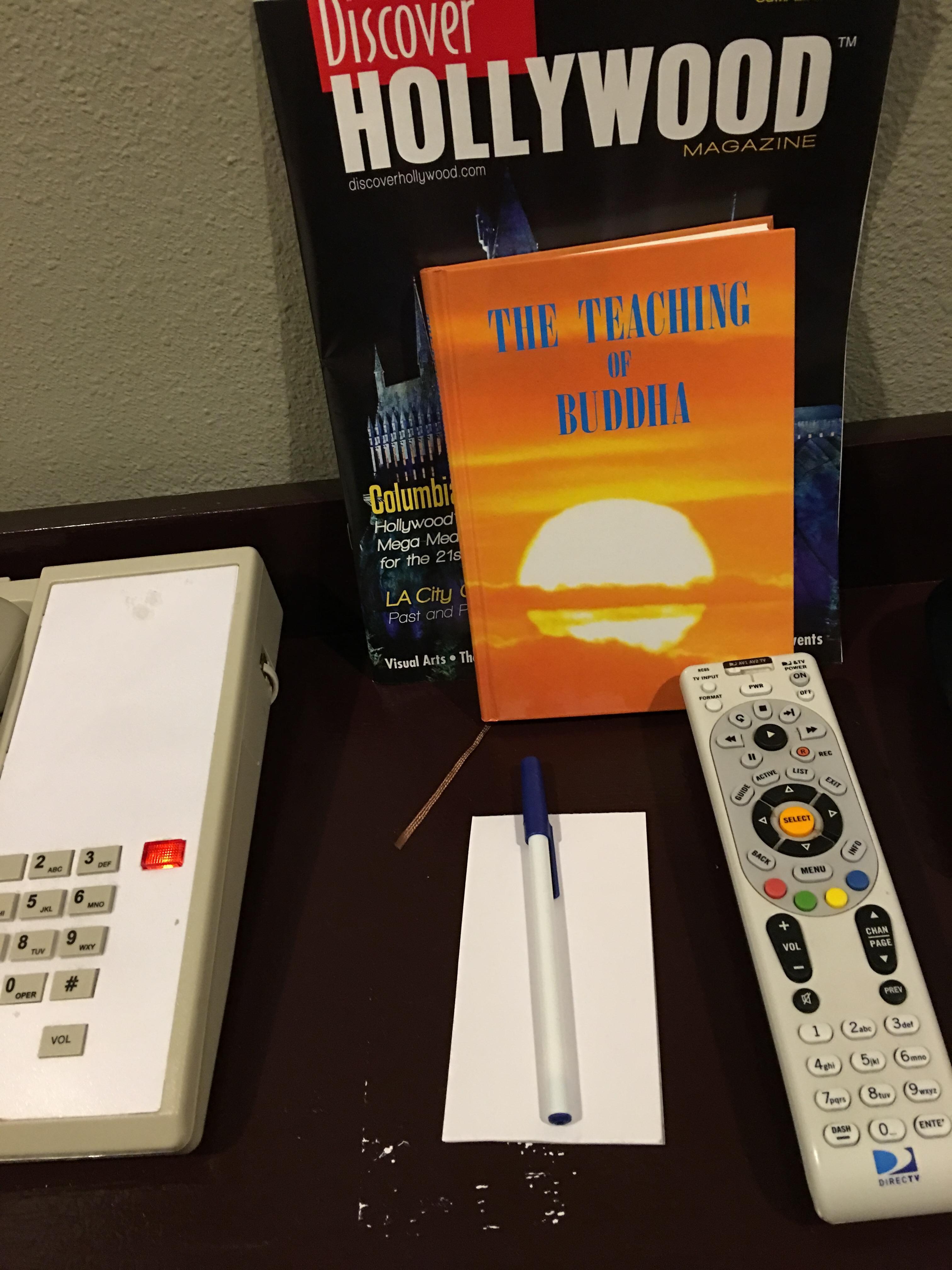 Other motels have bibles. Dixie has this...