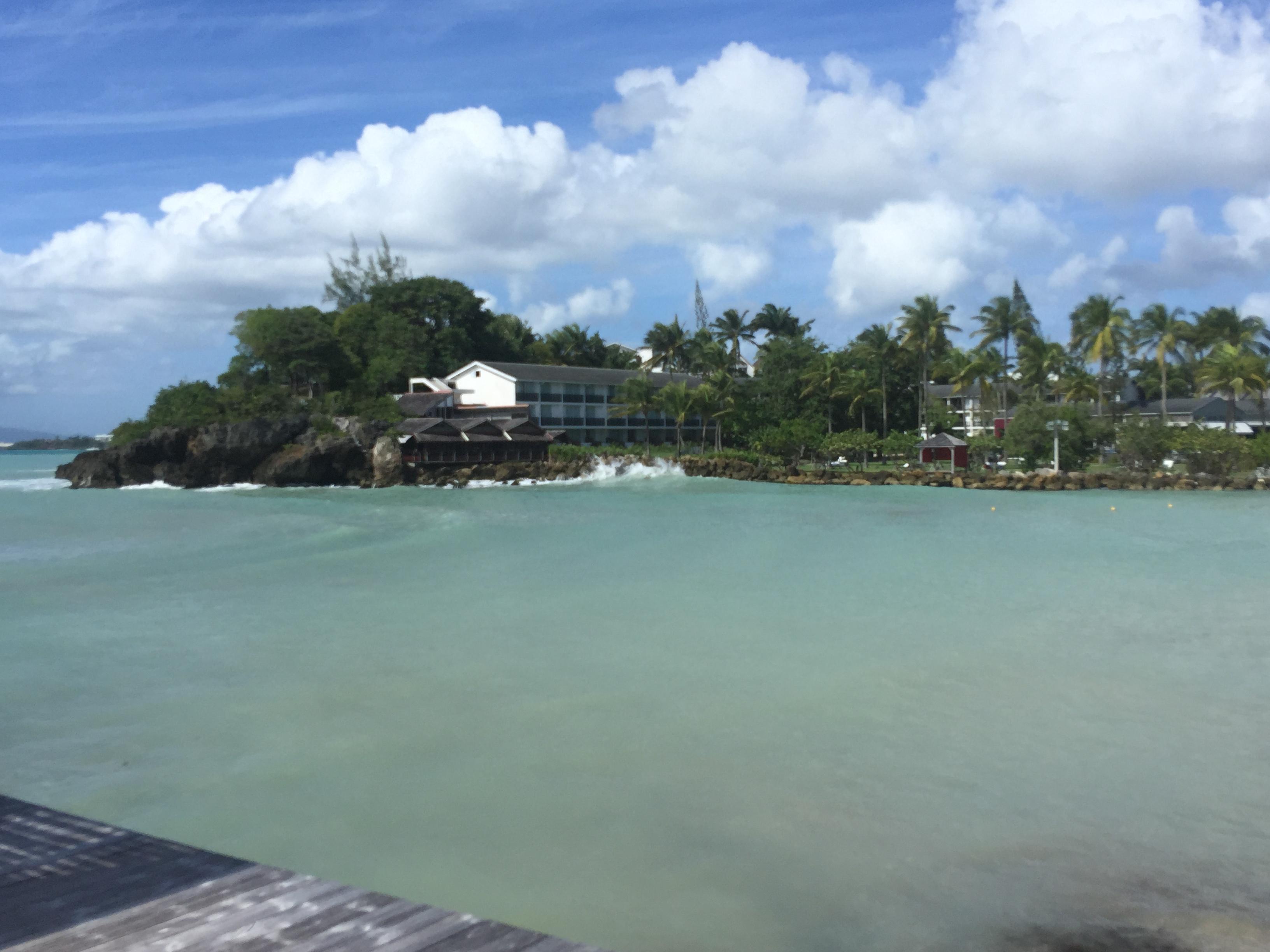 Beach area looking from pier