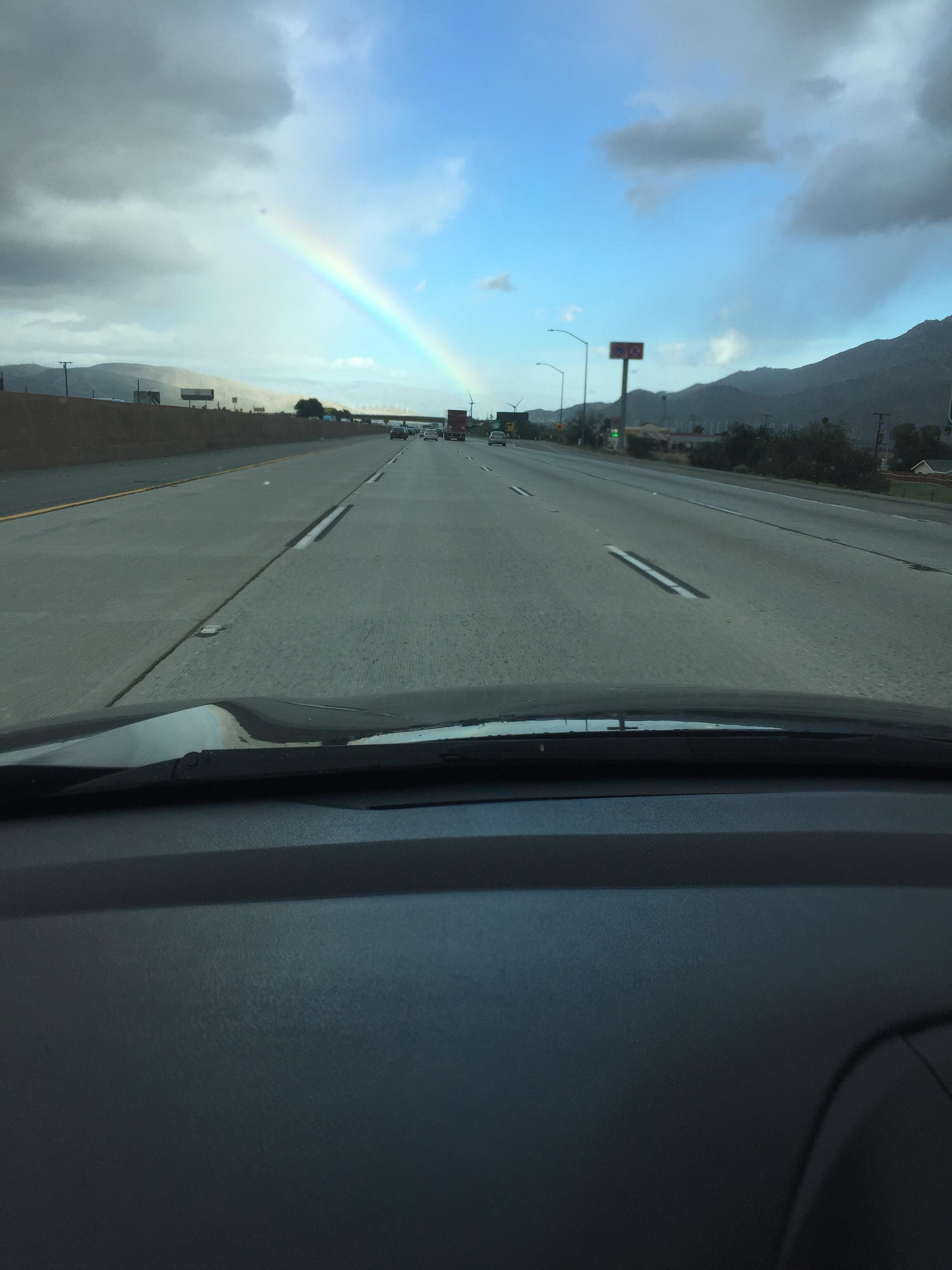 Rainbow welcome