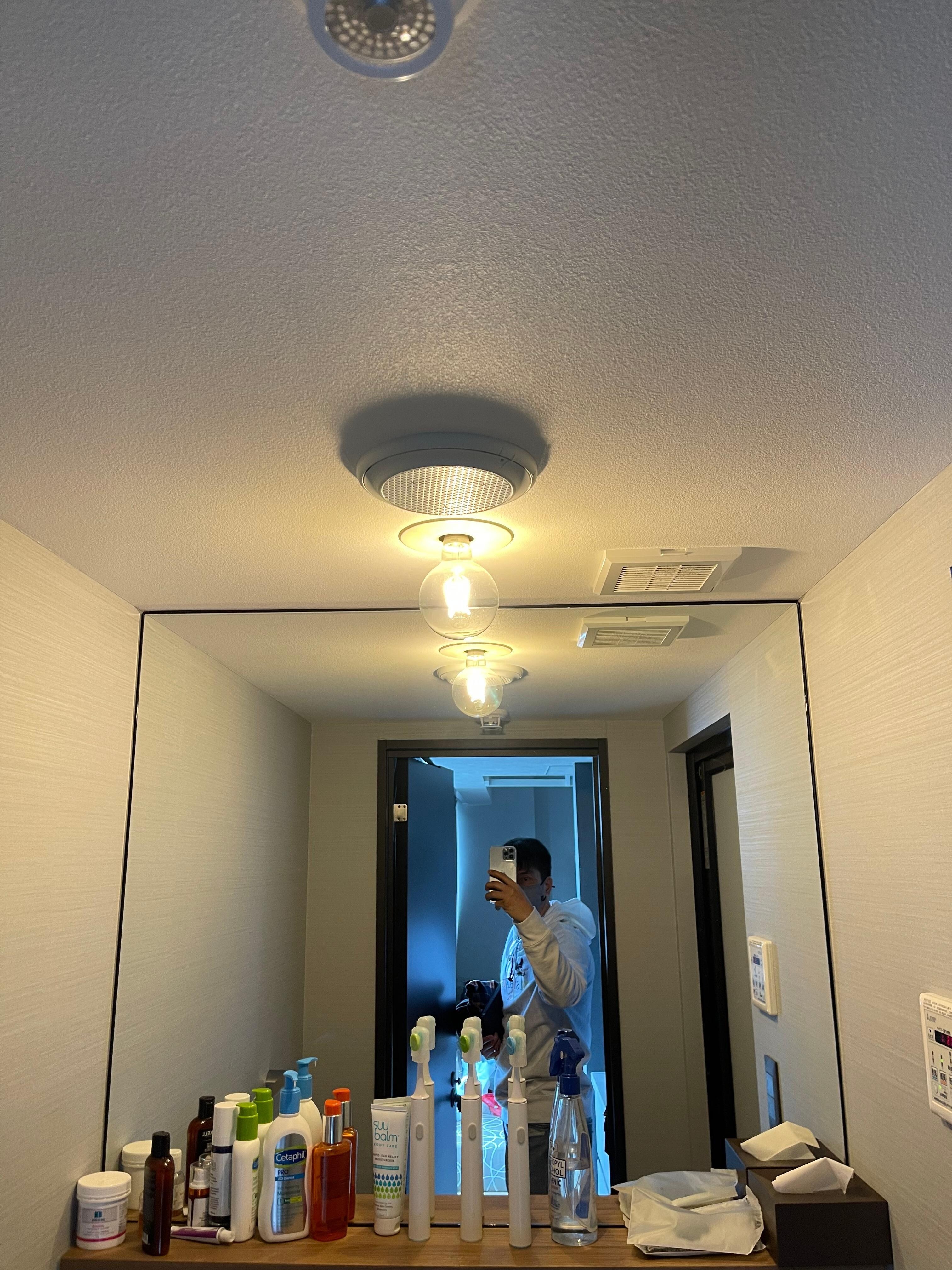 shower area sink