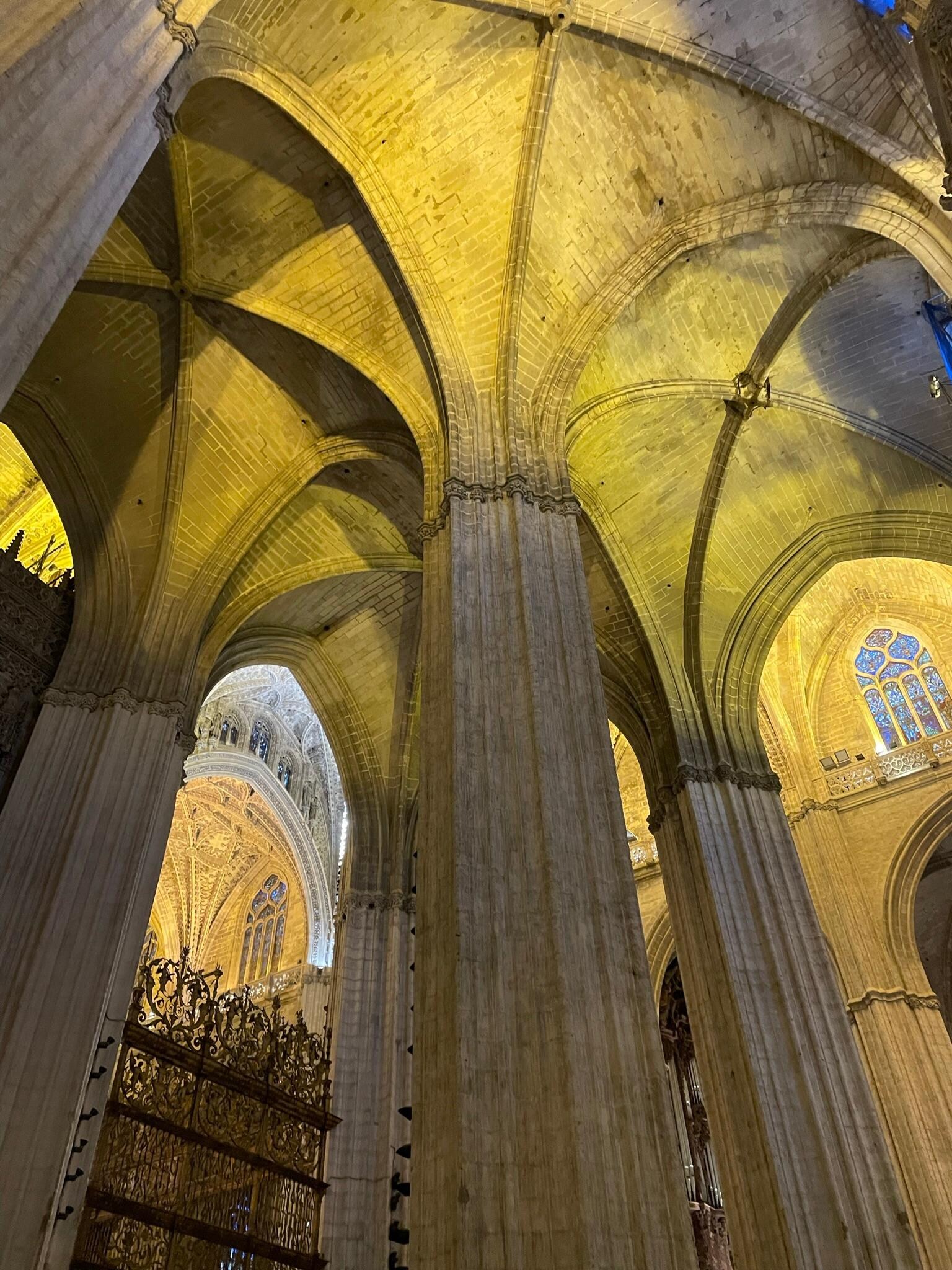 Inside the beautiful cathedral 