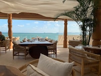 Utsikt från restaurangen