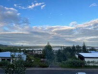 View out over the lake