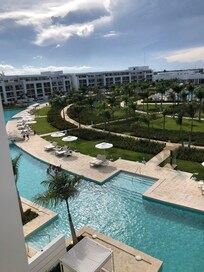 Beautiful view from our balcony at the circle grand reserve