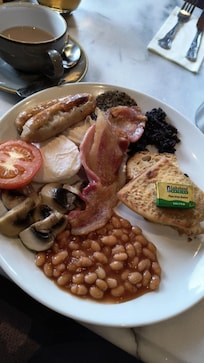 The Full Ferryhill Breakfast. A scrumptious treat!