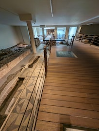 Ruin underneath the hotel