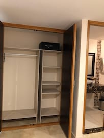 Closet with safe box