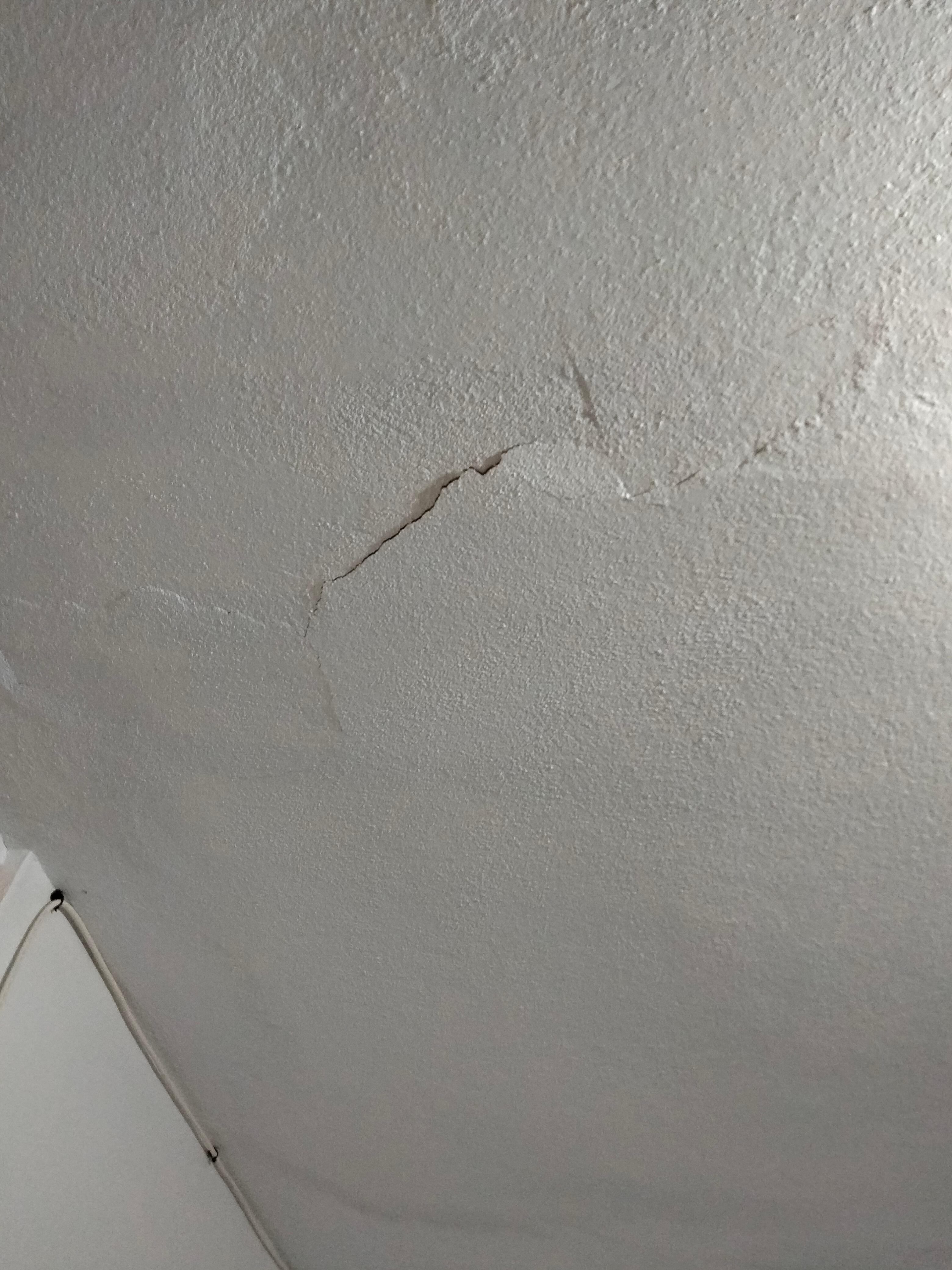 More ceiling crack