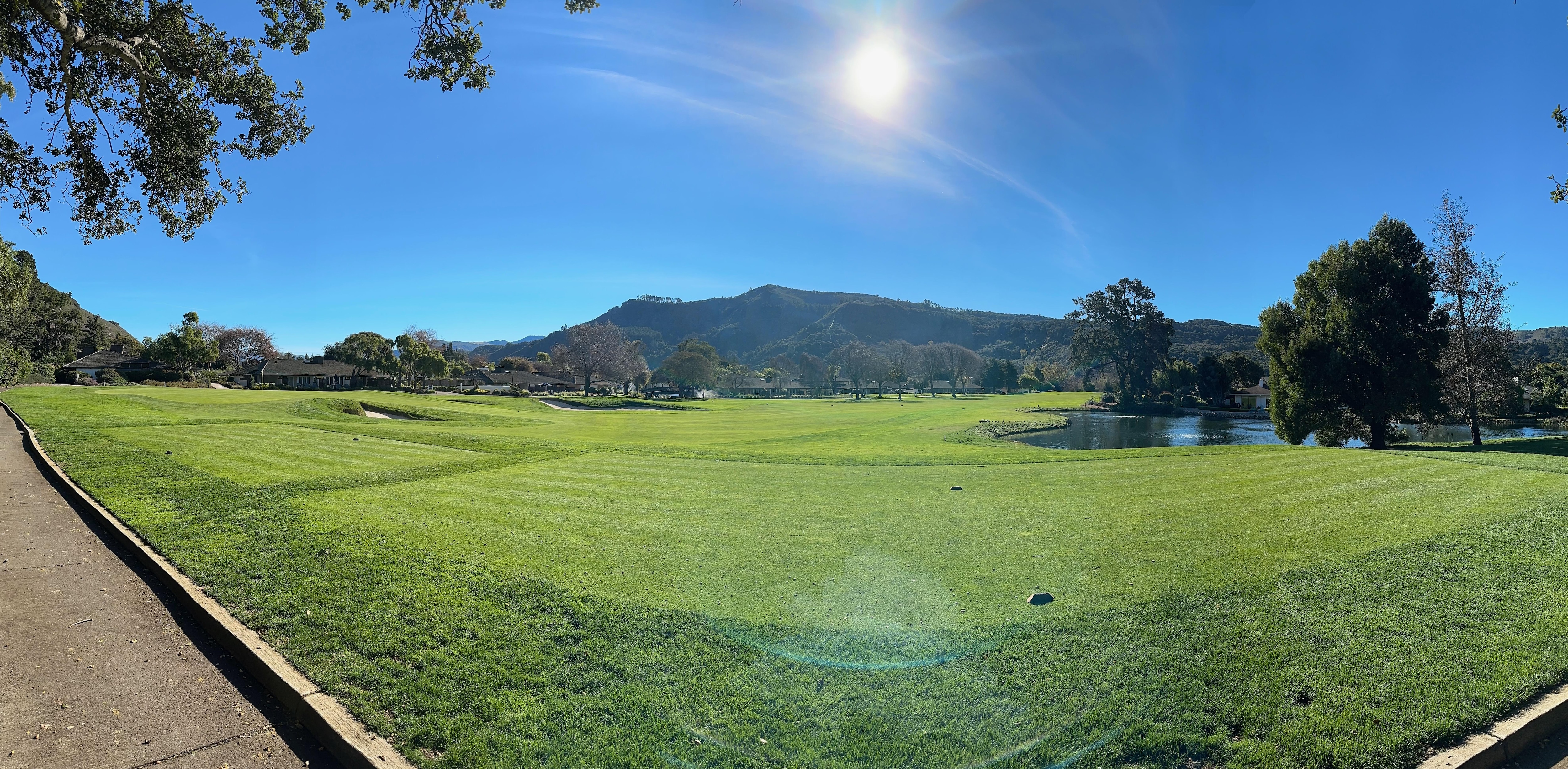 View of the golf course