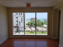 The view from the elevator lobby on the 4th floor looking towards the beach.