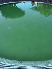 Piscina niños (foto por la mañana)