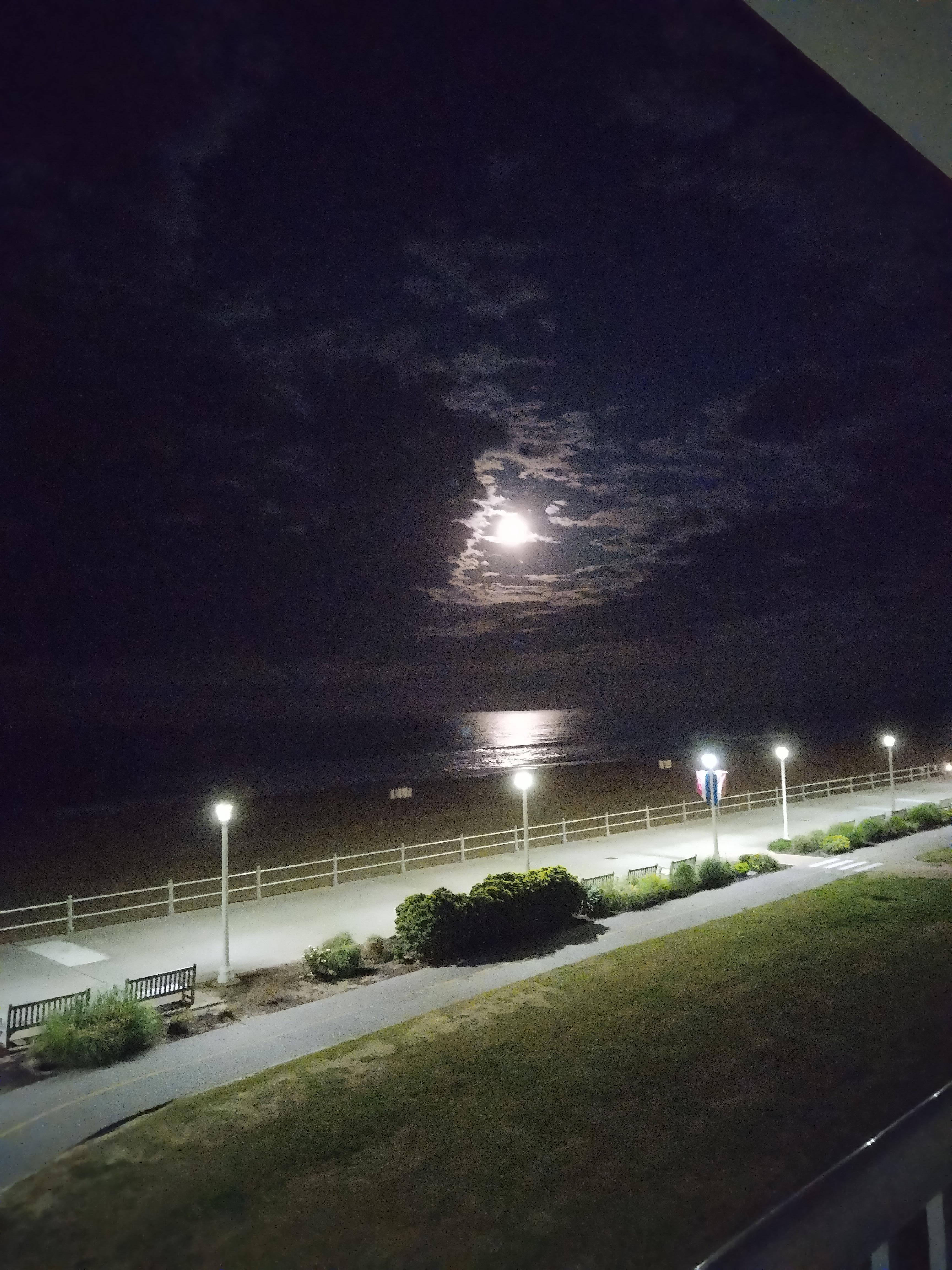Full moon view