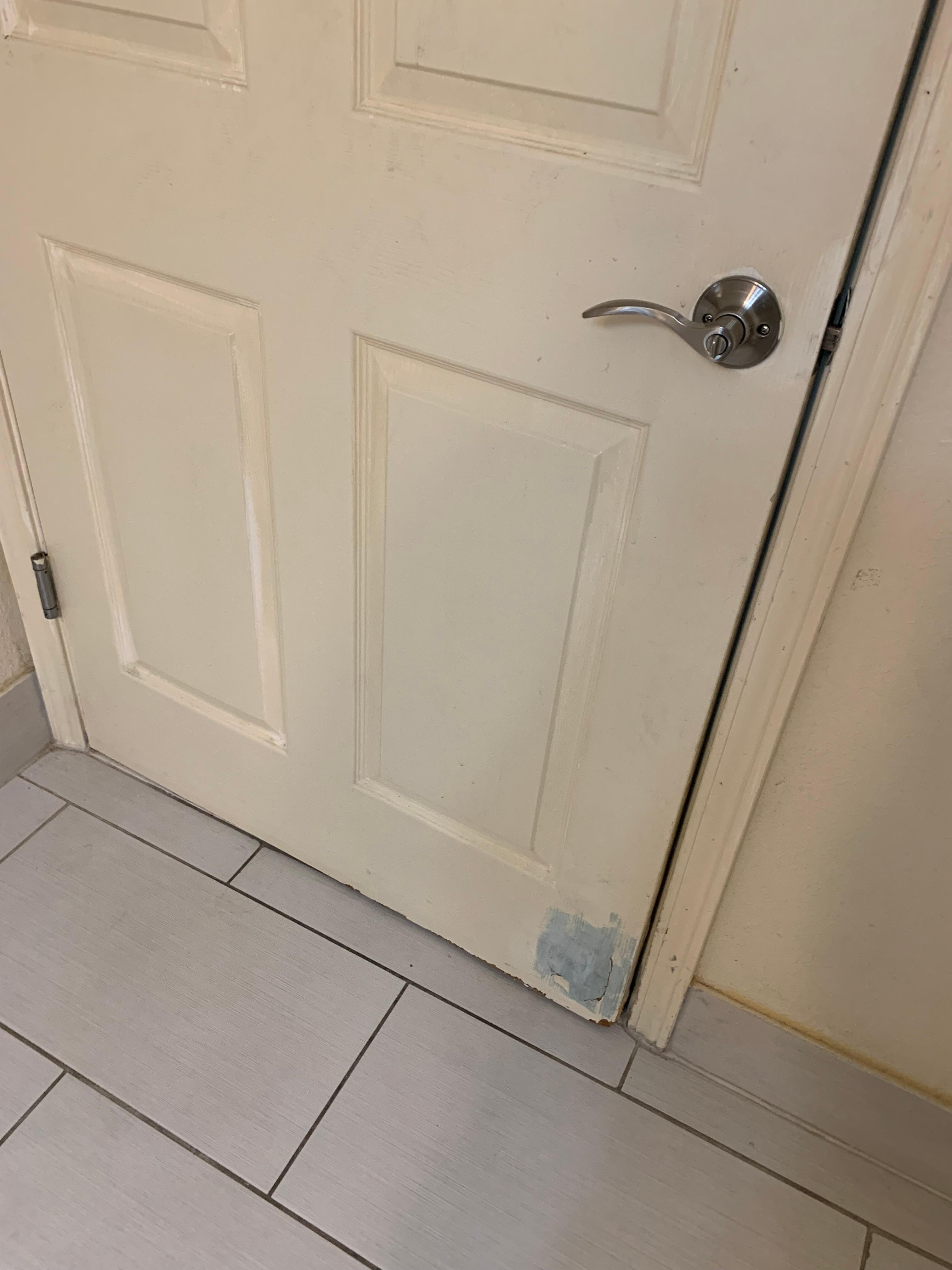 Bathroom door 