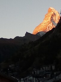 Vue du balcon de la chambre tĂŽt le matin
