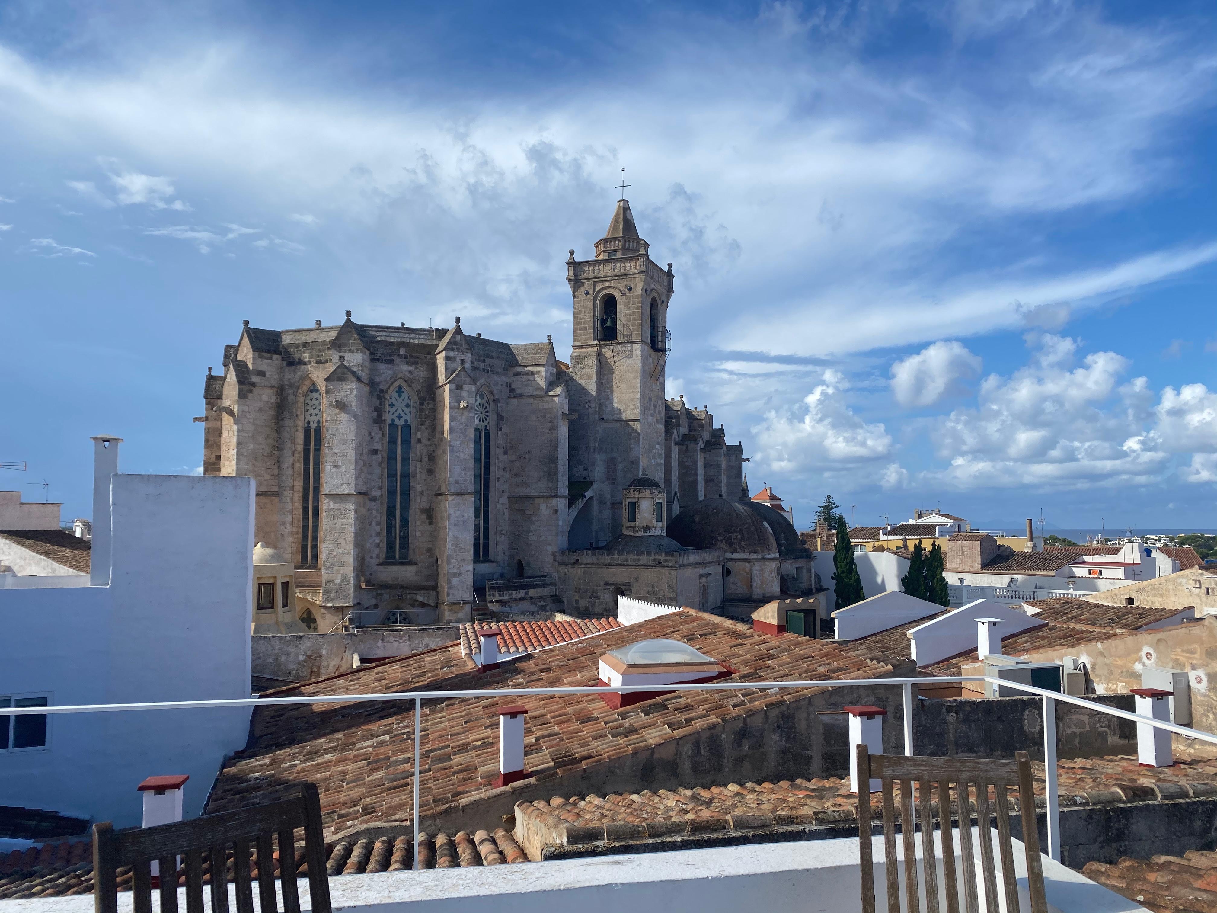 View from the roof terrace by day