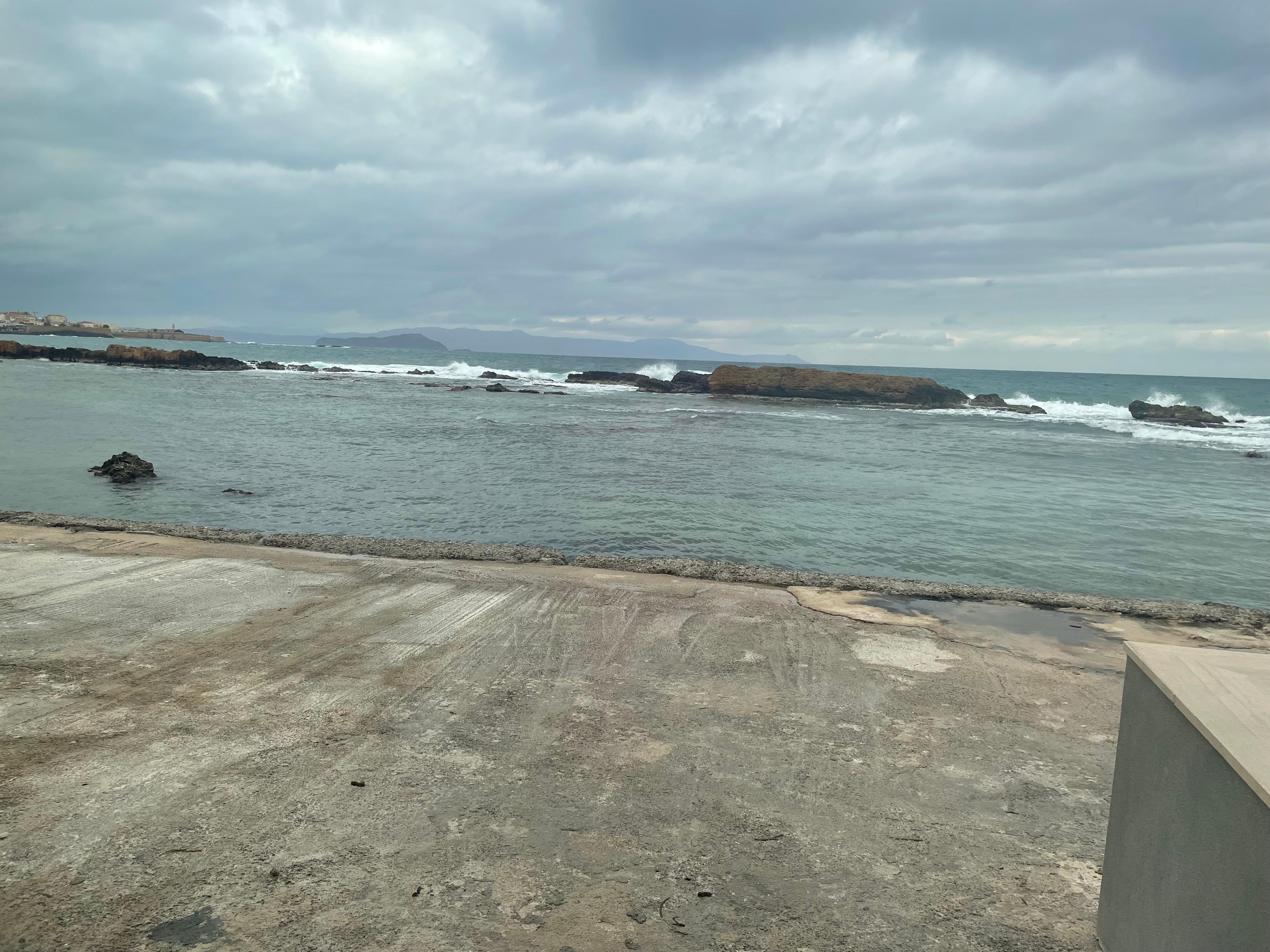 View of Agean Sea from the hotel